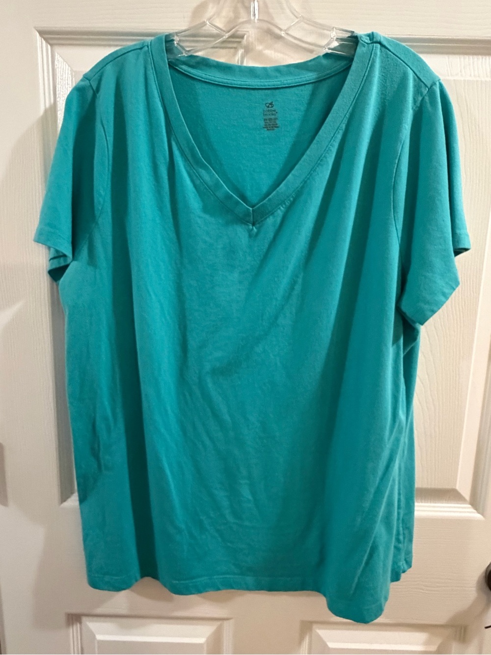 Bobbie Brooks Teal V-Neck Tee